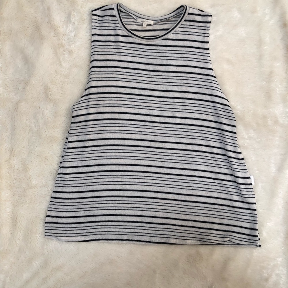 Black and White open side tank top.